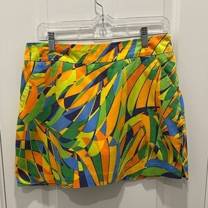Loudmouth Ladies Yellow and Green Skort
